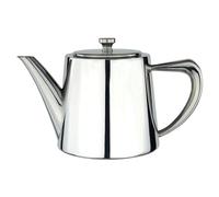 Café Olé Derwent Teapot, 18oz / 510ml, Serves 2, Stainless Steel, Modern Teapot Design with Mirror Finish, Perfect Pour Spout