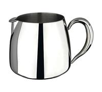 Café Olé Premium Milk Jug, 13oz / 370ml, Stainless Steel, Classic Teaware Set Design with Mirror Finish, Perfect Pour Spout