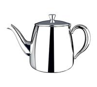 Café Olé PT-070 Premium Tea Pot, 18/10 Stainless Steel, Mirror Polished, 70oz, Stay Cool Hollow Handles, Perfect Pour Spout, Silver, 72oz