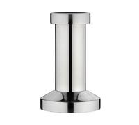 Café Olé Stainless Steel Tamper Grounds in Portafilter, Barista Equipment for Coffee Shop, Silver, 48mm Diameter