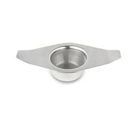 Café Ole TS-1209/C Winged Stainless Steel Strainer Infuser for Loose Tea Leaves Quick and Easy Brewing, 12.7 x 6.2 x 2.5 cm