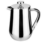 Café Olé UFD-10M UFD Cafetière, 1 Litre 3 Cup 18/10 Stainless Steel French Press Coffee Maker, 1 Liter, Silver