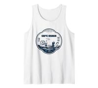 Café Osaka - Otter with Coffee, Wabi Café Club Tank Top