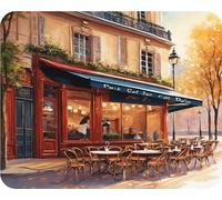 Cafe Paris - Glass Worktop Saver/Protector - by Pearl Glass (50 x 40cm Large)