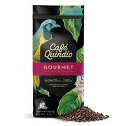 Cafe Quindio Gourmet Coffee, Medium Roast 100% Colombian Arabica Excelso Coffee, Artisanal Cultivation Single Estate Coffee (Whole Bean, 16 oz)