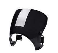 Cafe Race Windshield Windscreen Fairing Deflector For For Z900RS 2018-2023 Windshield Spoiler(Black)