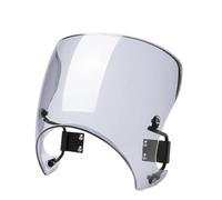 Cafe Race Windshield Windscreen Fairing Deflector For For Z900RS 2018-2023 Windshield Spoiler(White)