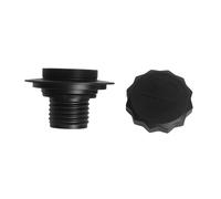 Cafe Racer Accessories Motorcycle Airhead Fuel Cap Gas Tank Cover/Fit for BMW R45 R60 R75 R80 R90S R90 100R R100 Motorcycle Gas Cap Gas Fuel Tank(Black)