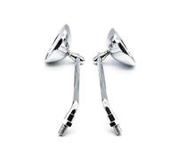 Cafe Racer Motorcycle Rearview Mirror M8 M10 Round Side Mirror Universal For Yam&aha XSR 700 900 BWS 125 R9T(Style C)