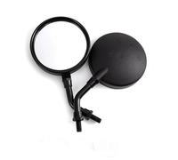 Cafe Racer Universal 8/10MM Motorcycle Rearview Mirror ABS For MV Agusta For VESPA Sprint S Primavera GT60(Black B)