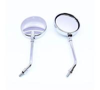 Cafe Racer Universal 8/10MM Motorcycle Rearview Mirror ABS For MV Agusta For VESPA Sprint S Primavera GT60(Chrome A)