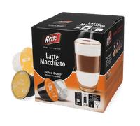 Café René | Latte Macchiato - 16 pods for Dolce Gusto