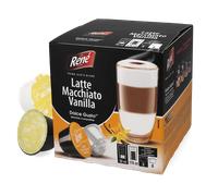 Café René | Latte Macchiato Vanilla - 16 pods for Dolce Gusto