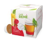 Café René | Lemon & Raspberry Tea - 16 pods for Dolce Gusto
