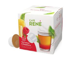 Café René | Lemon & Raspberry Tea - 16 pods for Dolce Gusto