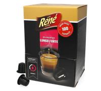 Café René | Lungo Forte - 100 pods for Nespresso®