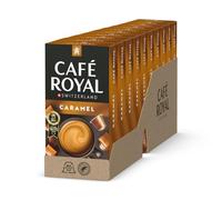 Café Royal Caramel - 100 Nespresso® Compatible Capsules, Light Roast, 100% Arabica, Rainforest Alliance, Flavoured Coffee