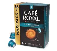 Café Royal Espresso Decaffeinato - Nespresso(R) Compatible Coffee Capsules, 100% Arabica, Intensity 6/12, Rainforest Alliance, Decaffeinated, 36 Capsules