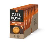 Café Royal Espresso Forte - 100 Nespresso® Compatible Capsules, Intensity 9/12, Dark Roast, 100% Arabica