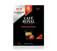 Café Royal Espresso Forte 36 Aluminium Capsules Compatible with Nespresso System (R)*; Intensity: 8/10