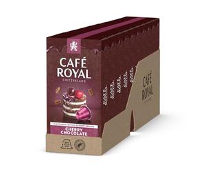 Café Royal Flavoured Edition Dessert Dreams Cherry Chocolate 100 Capsules for Nespresso Coffee Machine - 4/10 Intensity - UTZ-Certified Aluminum Coffee Capsules, 1