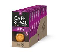 Café Royal, Lungo Forte, 100 Nespresso (R) compatible capsules, 80 percent recycled Aluminium, Rainforest Alliance certified, intensity 8