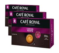 Café Royal Professional Lungo Forte - 50 Pads, Nespresso® Professional Compatible, Intensity 8/12, Dark Roast, 100% Arabica (Pack of 3)