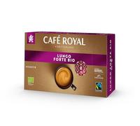 Café Royal Professional Pads, Bio Lungo Forte, 50 Nespresso (R) Professional compatible Pads for office and hospitality, Bio and Fairtrade certified, intensity 8