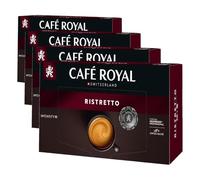Café Royal Professional Ristretto - 50 Nespresso® Professional Compatible Pads, Intensity 11/12, Dark Roast, 100% Arabica, Rainforest Alliance (Pack of 4)