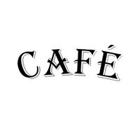 Cafe Sign Words Coffee Shop Cafeteria Cafe Tea Room Window Wall Sticker Decal Vinyl Decor Small - 16x45cm