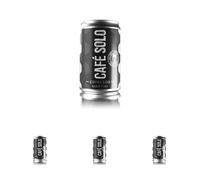 Café Solo Espresso Martini Cocktail Can, Premixed Cocktail, Ready to Drink Coffee Liqueur Flavoured Liquor, Artisan 15% Alcohol Drink, Classic Cocktail Pre-mix for Parties, Festivals & Home Bar, 125ml