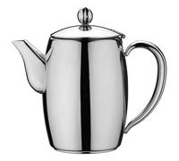 Café Stal Bellux Premium Coffee Pot 5 Cups / 500ml / 17oz - Mirror Polished Finish 18/10 Stainless Steel Coffee Jug - Heat Resistant Handle, Perfect Pour Spout & Hinged Lid