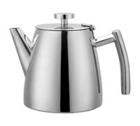 Café Stål Café Stal Belmont Thermal Wall Teapot, 42Oz / 1200Ml / Serves 4-5 Mugs, Insulated 18/10 Stainless Steel, Mirror Polished Finish