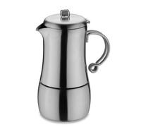Café Stål Café Stal Elements Stovetop Espresso Maker, 600Ml / 6 Espresso Cups, Satin Stainless Steel