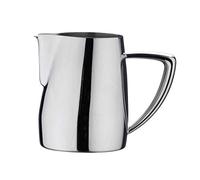 Café Stal DM-010 Art Deco 18/10 Stainless Steel Mirror Polished Milk Jug, 12oz, 5 Fluid_Ounces, Silver