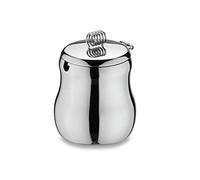 Café Stal Elements Stylish 18/10 Stainless Steel Sugar Bowl, Mirror Polished, 12oz