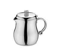 Café Stal Elements Stylish 18/10 Stainless Steel Tea Pot with Cool Touch Wire Handles, Mirror Polished, 42oz