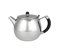 Café Stål Grandeur Range Deluxe Tea Pot, Double Walled Exterior, Mirror Polished 18/10 Stainless Steel, Soft Touch Handles, Perfect Pour Spout 21oz (600ml)