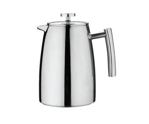 Café Stal HFD-16 Belmont 16 Cup Double Walled Cafetiere Coffee Maker, Mirror Finish, 2 Litre