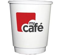 Cafe Stal Mycafe 8Oz Double Wall Hot Cups Pk500, White
