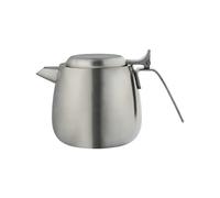 Café Stal TPR-750/S Babel Stackable Teapot with Infuser Basket, 18/10 Stainless Steel, 750ml, Satin Finish