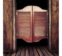 Café Swing Door Interior Louvered Self Closing Solid Wood Swinging Doors Bar Half Waist Door for Kitchen(130x90CM/51.2x35.4IN)