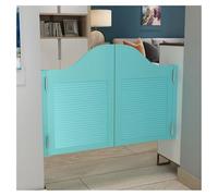 Cafe Swinging Door, Solid Wood Swing Saloon Doors with Hinges Hardware，Entrance Partition Door for Hallway Kitchen Doorway Shop Bar Porch Pet Gate Shop, Auto Close(A,W75xH90cm(29.52x35.43in))