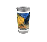Café Terrace at Night by Vincent Van Gogh (1888) Stainless Steel Insulated Tumbler