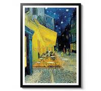 Café Terrace at Night by Vincent Van Gogh, Impressionist Wall Art, City Nightlife Poster, Vintage Art Print Decor, 1888 Gift Idea, Archival Matte, A3 (Print Only) - 42x29.7cm