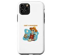 Cafe Y Calaveras Funny Skeleton Coffee Latte Day of the Dead Case for iPhone 11 Pro