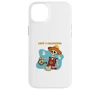 Cafe Y Calaveras Funny Skeleton Coffee Latte Day of the Dead Case for iPhone 14 Plus