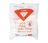 CAFEC 100-pack White cone-shaped V60 01 style universal 1 to 2 cup Disposable Coffee Filter for Pour Over Dripper brewing