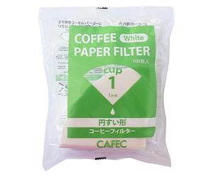 CAFEC Cup 1 Traditional Paper Filter for Specialty Coffee - for Pour Over Coffee Paper Filters Imported from Japan