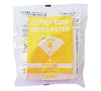 CAFEC Traditional cone-shaped paper filter cup4 (white) 100pcs/pack (One (1) Pack of 100)
